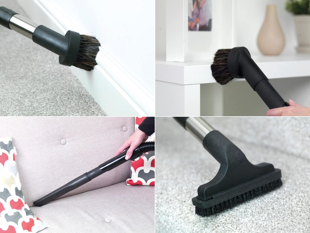 dużo akcesoriów w odkurzaczu Henry ECO